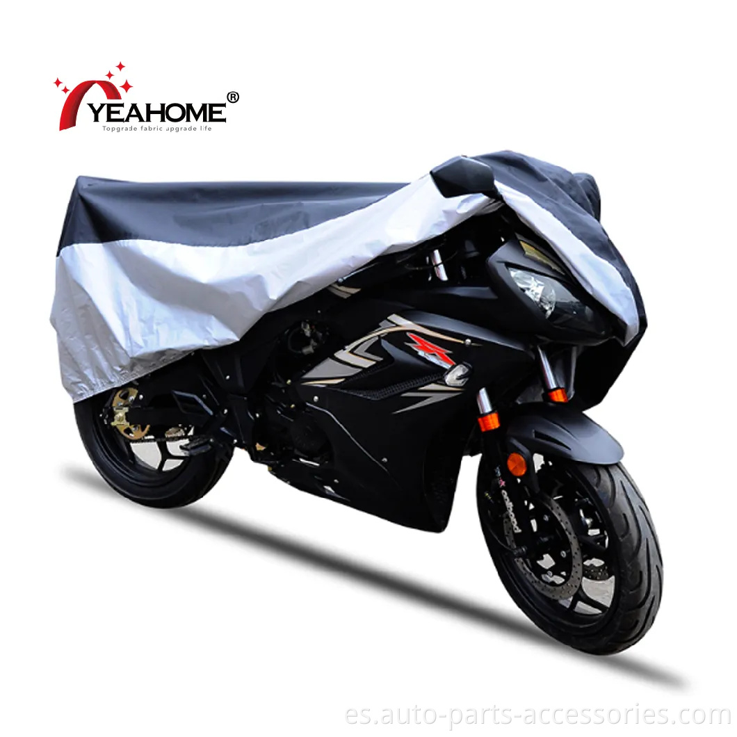 Cubierta de motor de motor al aire libre duradero cubierta del cuerpo de motocicleta a prueba de polvo